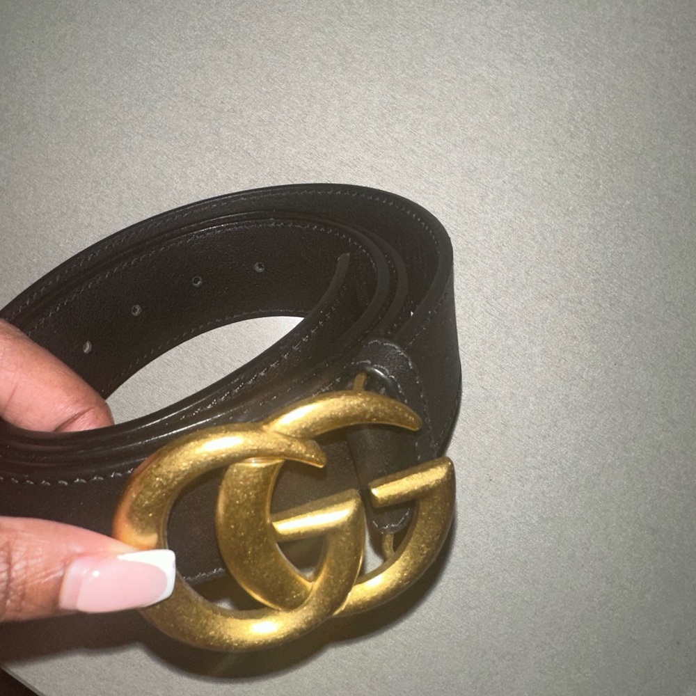 Black Gucci Belt